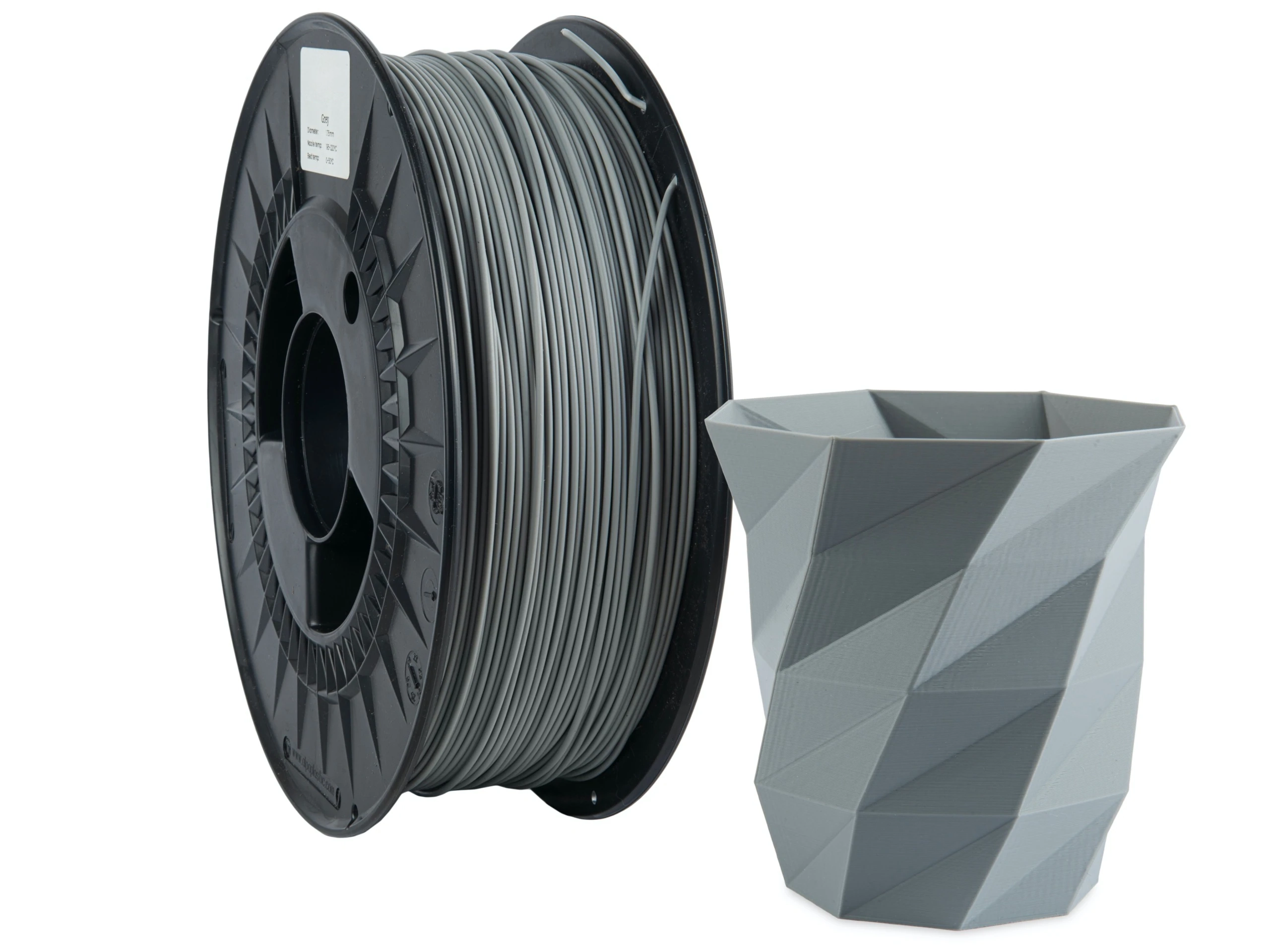 Филамент B2N Filament  PLA MATTE 2.85mm сив 1kg